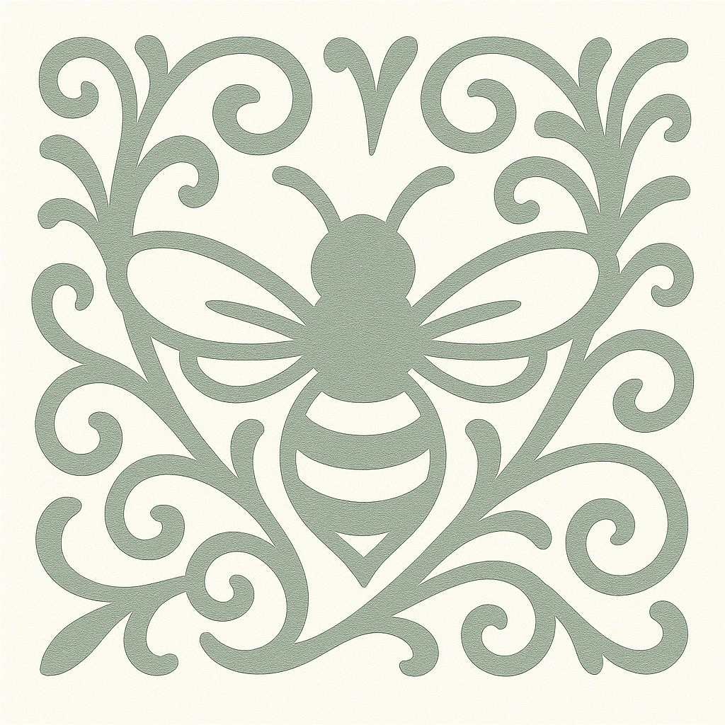 Dekoracja w kształcie pszczoły/Bee themed decoration