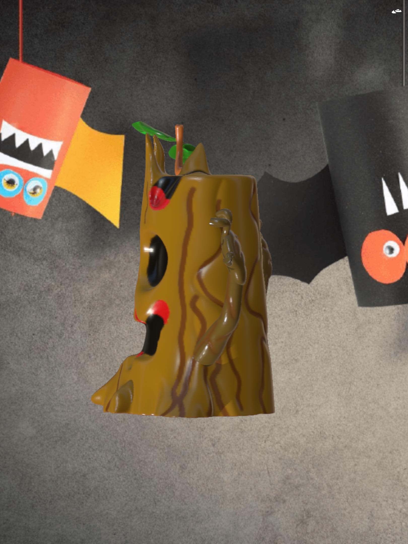 Miniatura 3 do modelo 3D Halloween Tree Stump