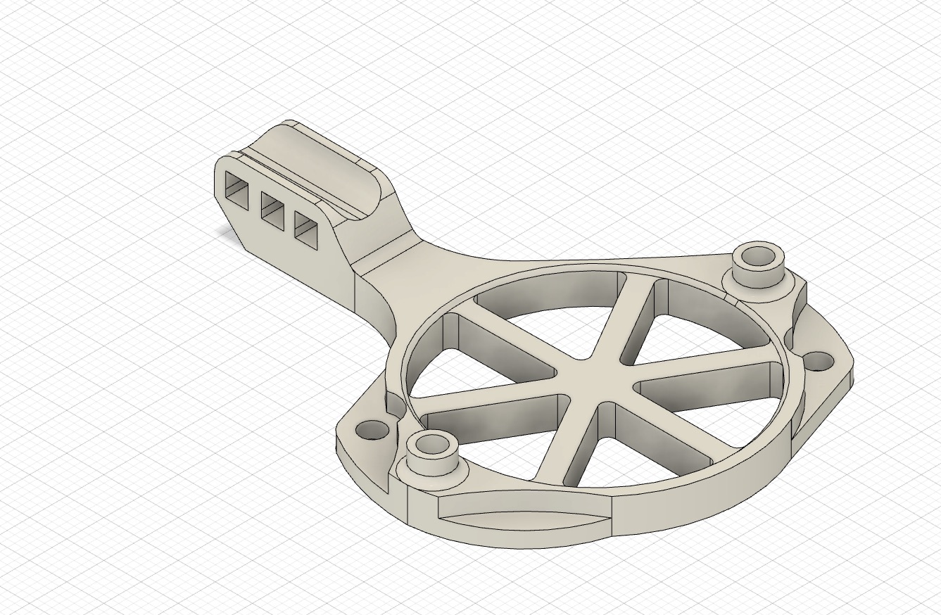 EBB36 Mount with Cable Strain Relief for the Orbiter v2.0 - Metal Version