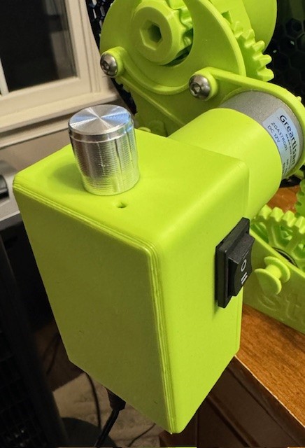 Pastamatic winder power motor remixed for different controller