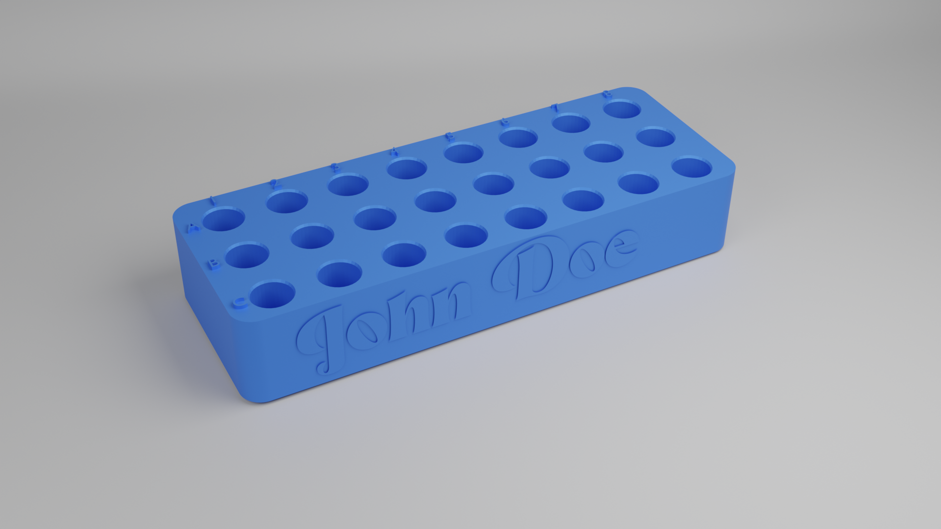 FACS Tube Holder 12mmx70mm Tubes 3x8 Tubes