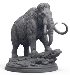 Mammuthus Primigenius Statue