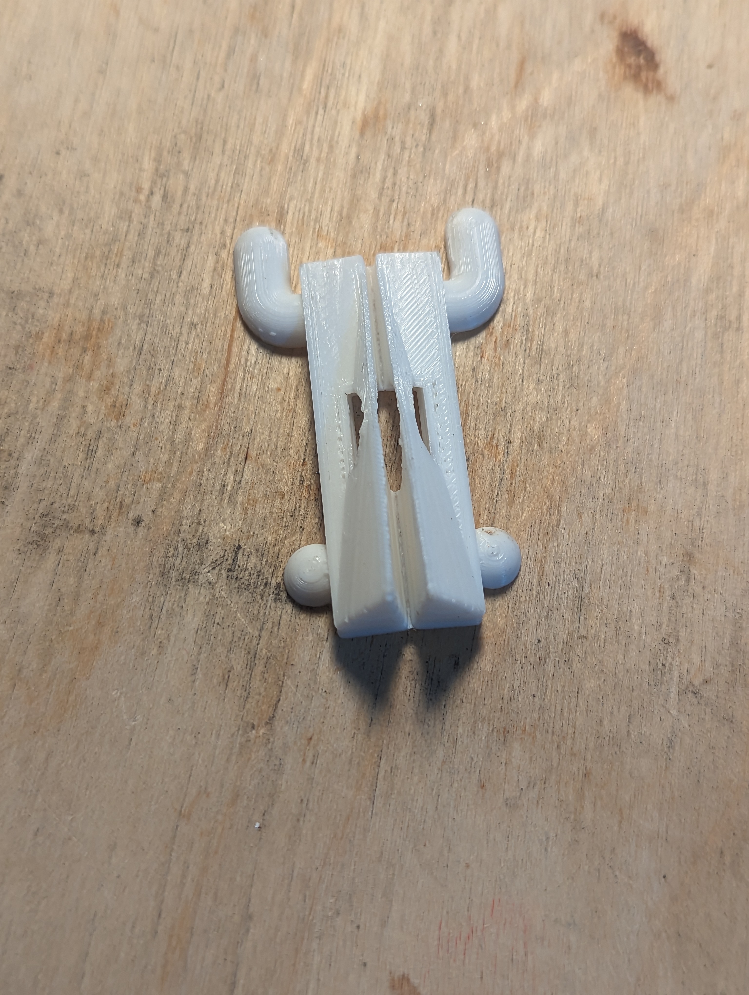 Sy's Peglock - Parametric Pegboard Attachment. 3D model thumbnail