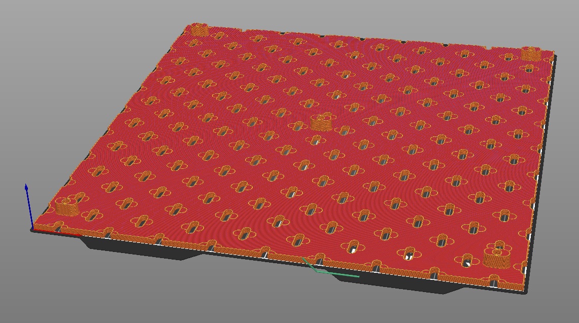 Skadis wall storage tiles.