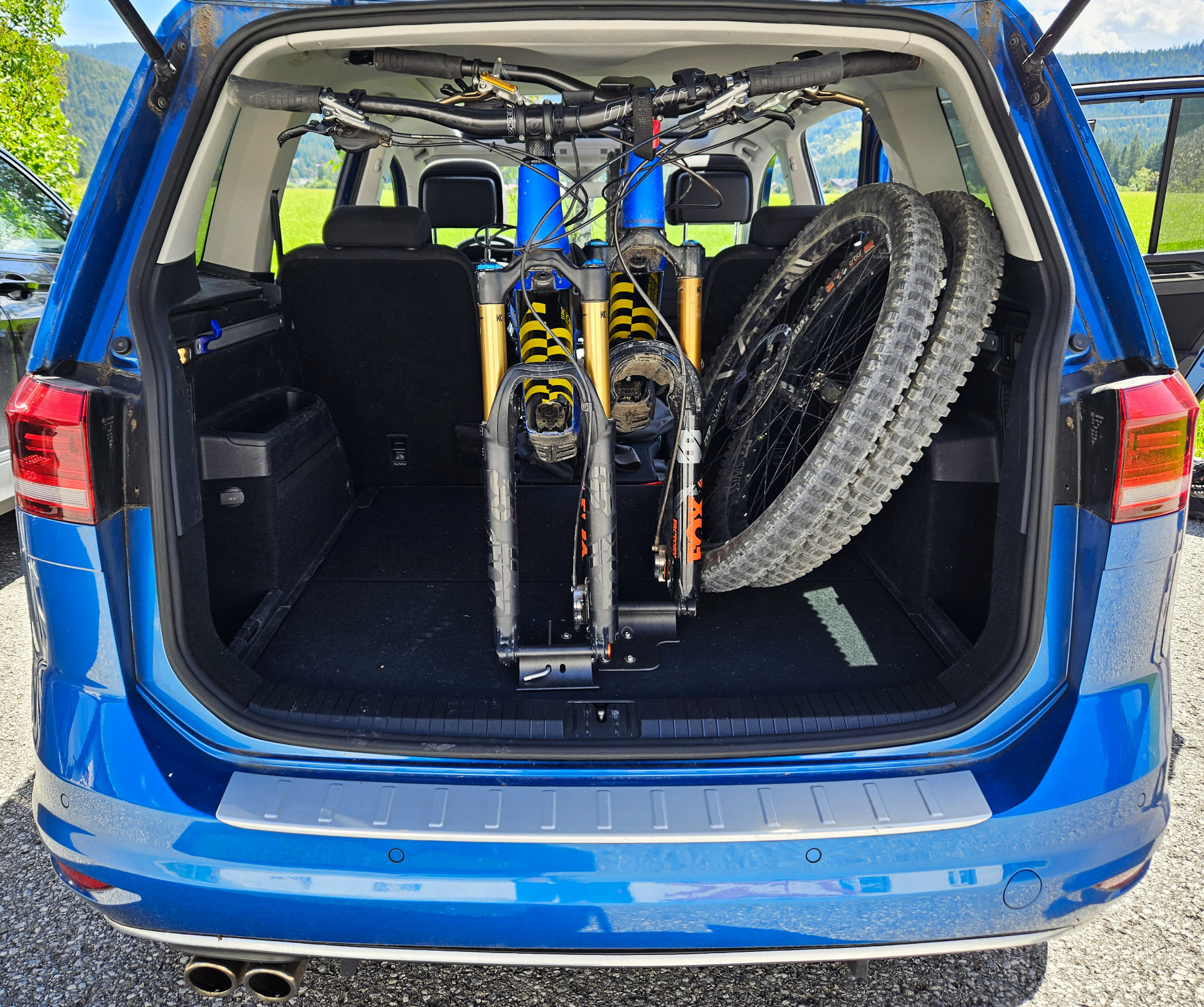 Vw touran bike outlet rack