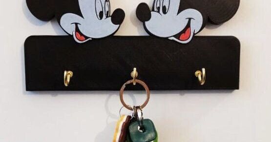 Mickey mouse store key holder