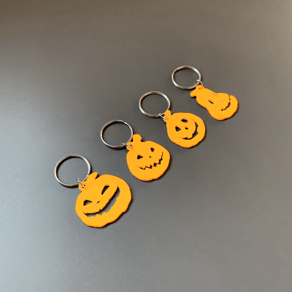 Halloween pumpkin keychains by Janeo | Download free STL model ...