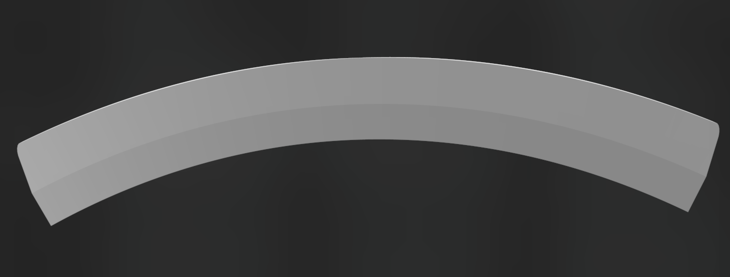 Led light for a round mirror