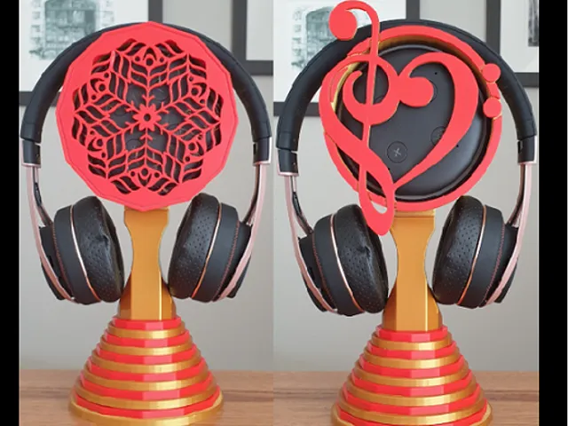Echo Dot Headphone Stand (2 designs)