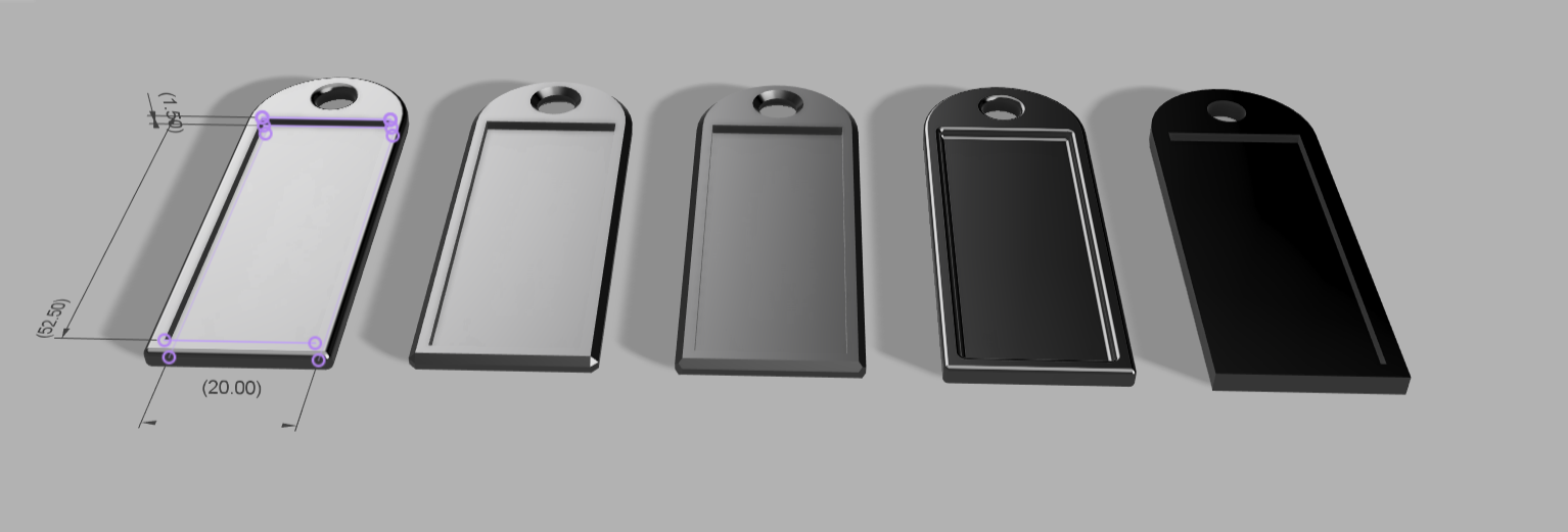 Informational keychains. by Szymon Wesołowski Download free STL model