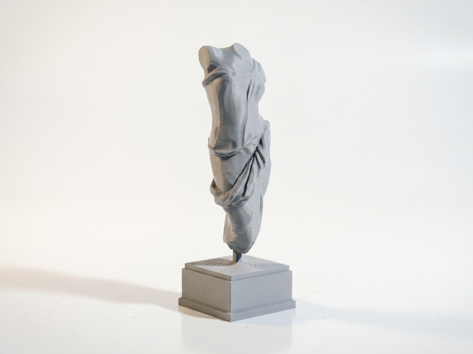 Classical Draped Female Torso Statue 3D Printable