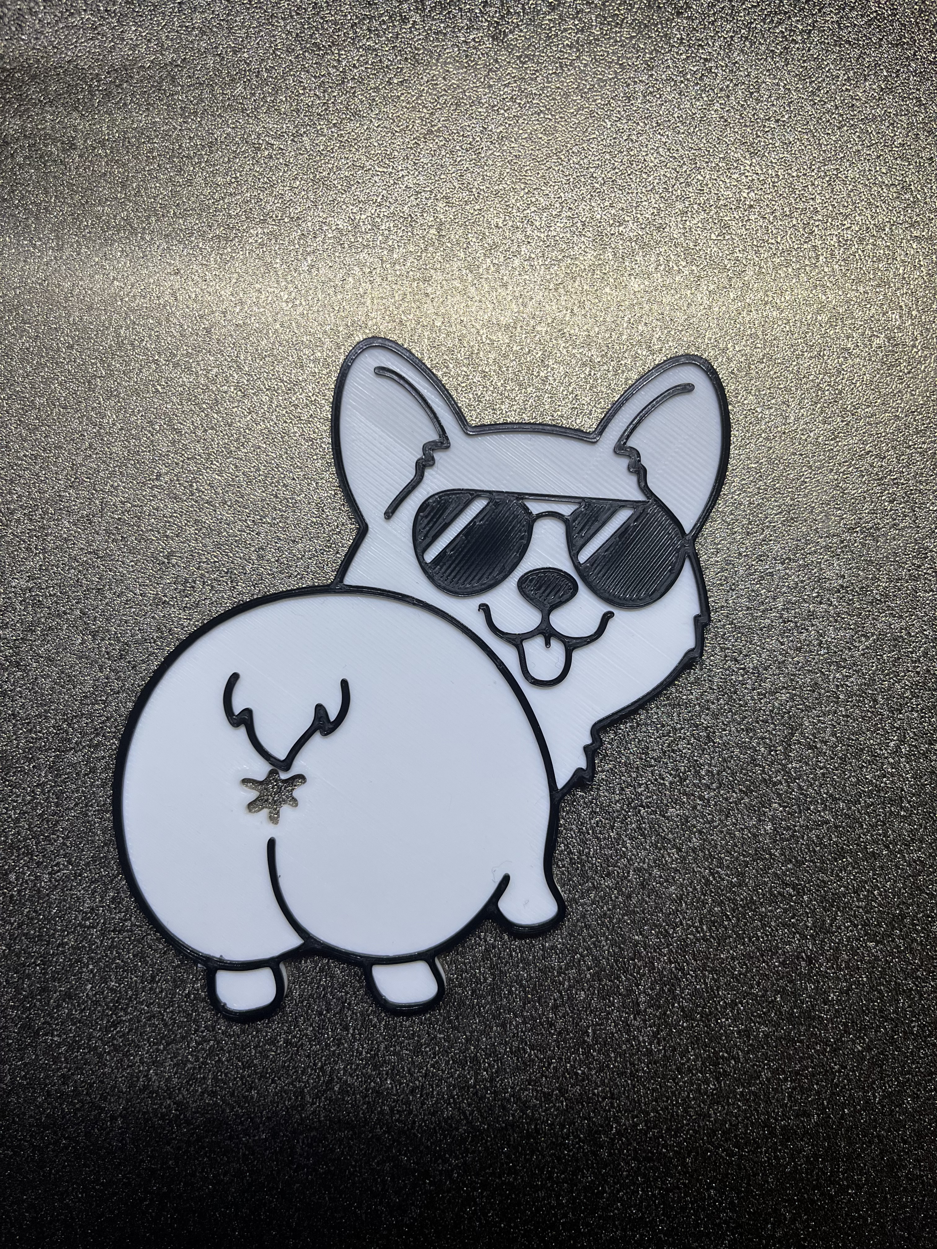 Iconic Corgi Butt - Bread clip