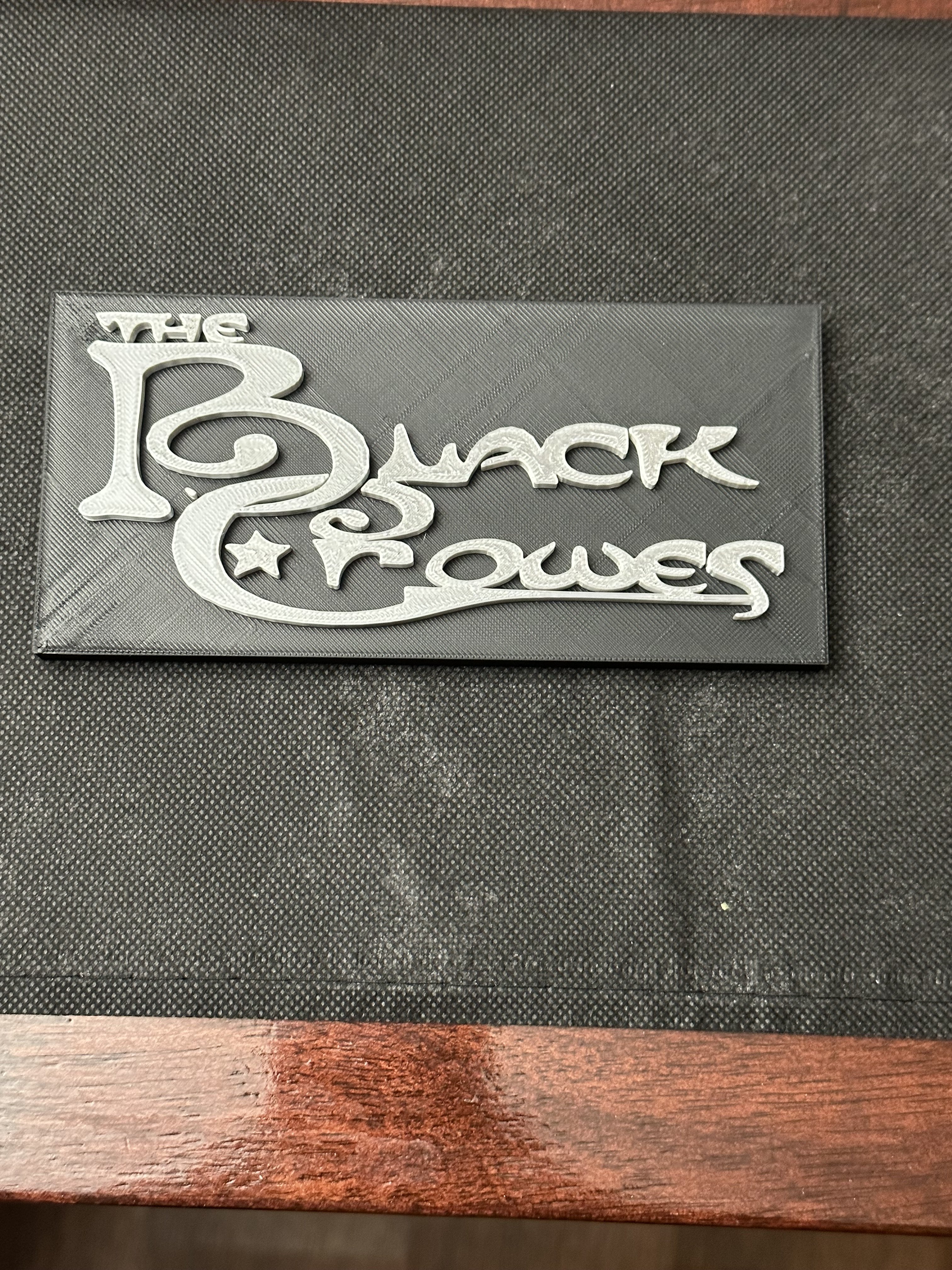 The Black Crows 80's Band Sign