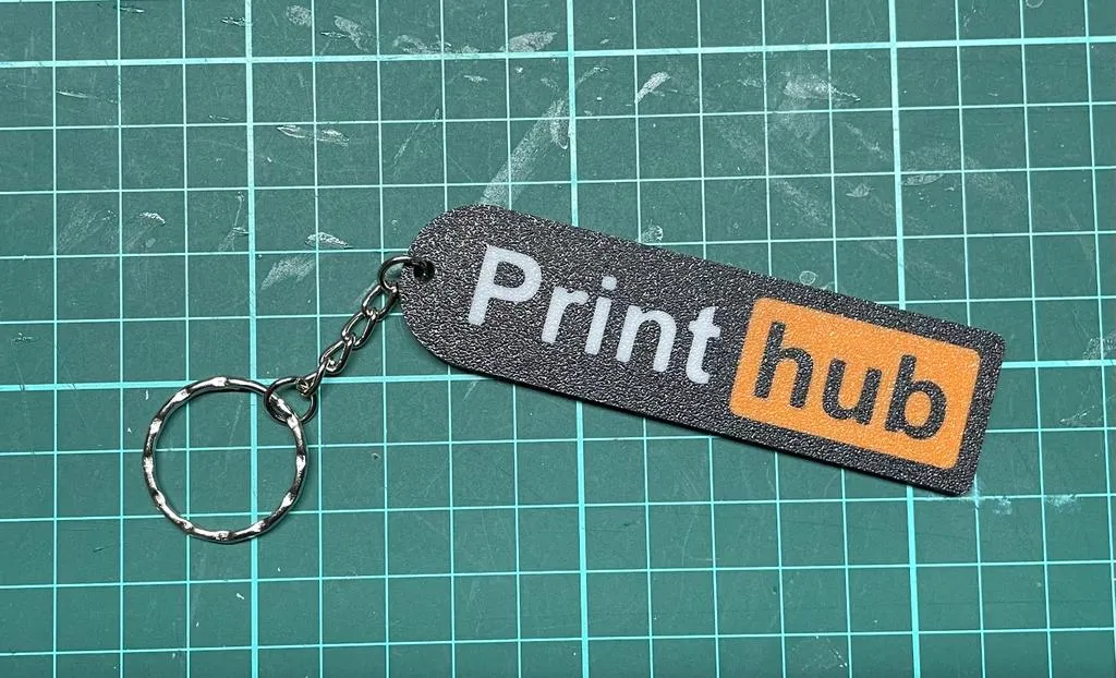 PrintHub Keychain by Skillos