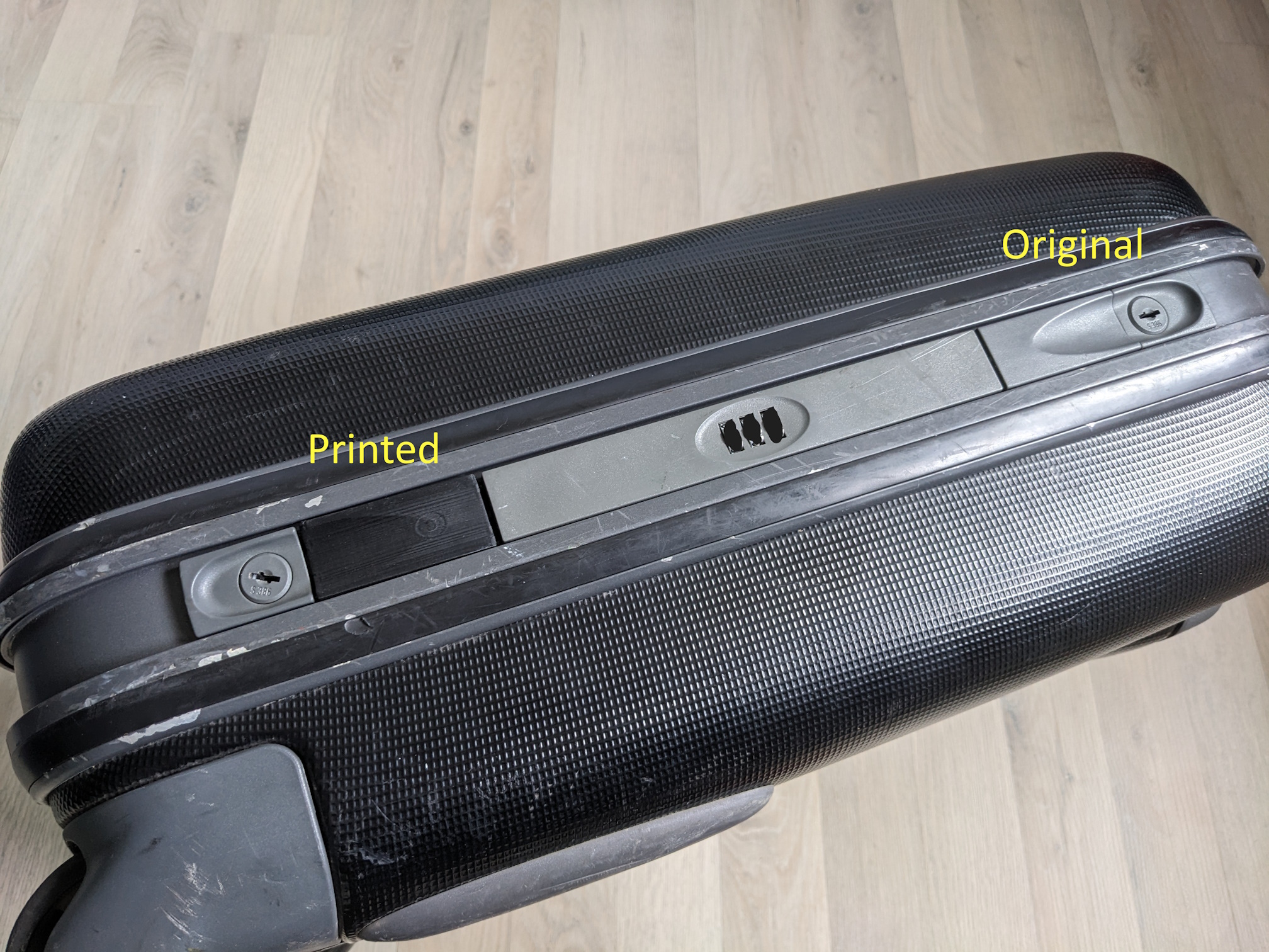 Samsonite Luggage Latch Replacement by Hugo Cabrita Download free STL model Printables