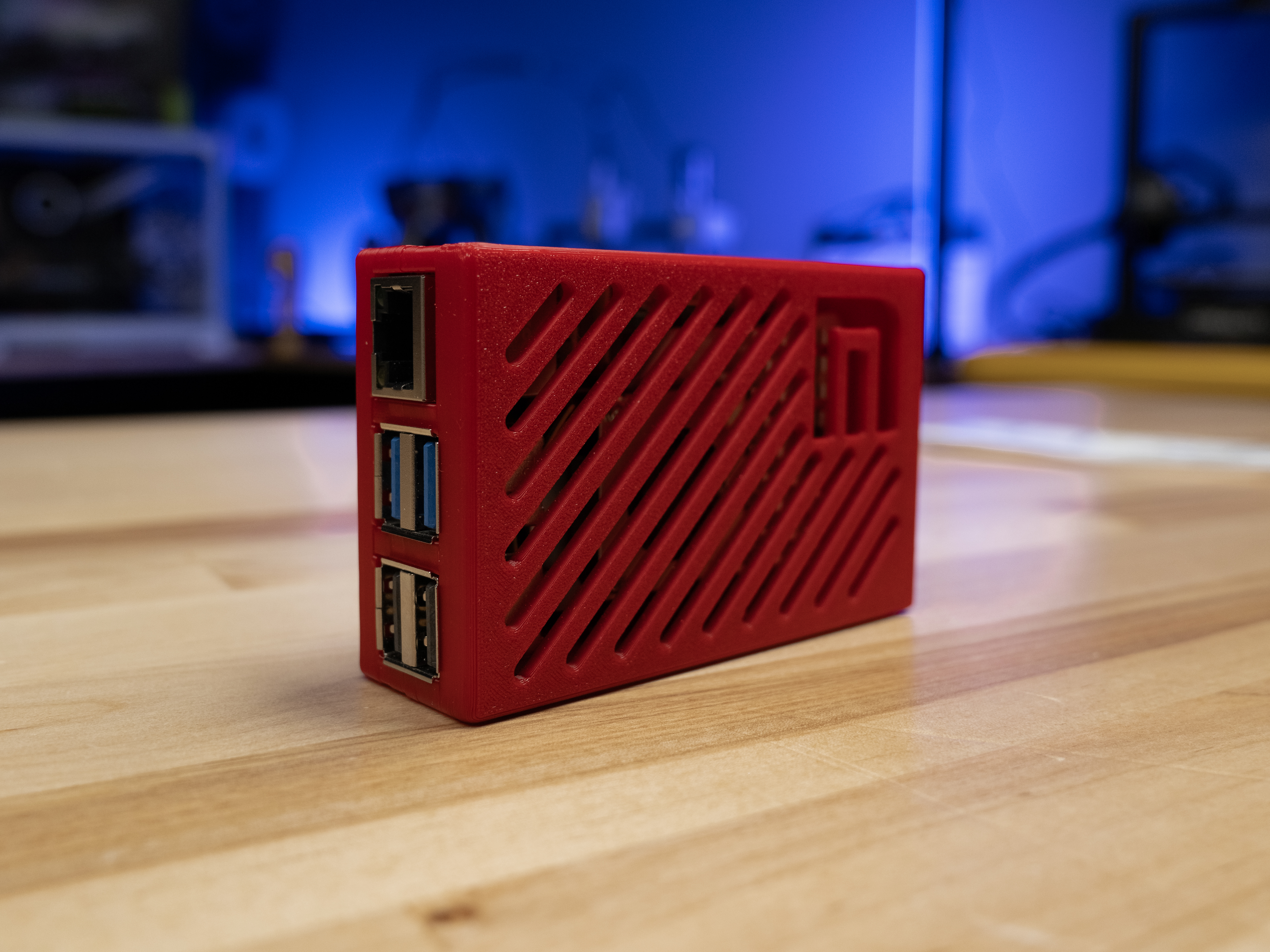 Raspberry Pi 5 Case W/Power Button — V2
