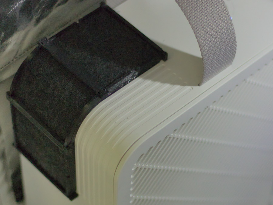 Carbon filter adapter for Ikea UPPATVIND