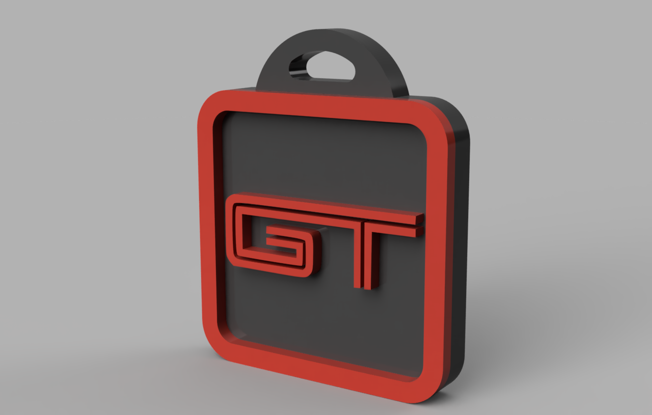 Mustang GT Keychain