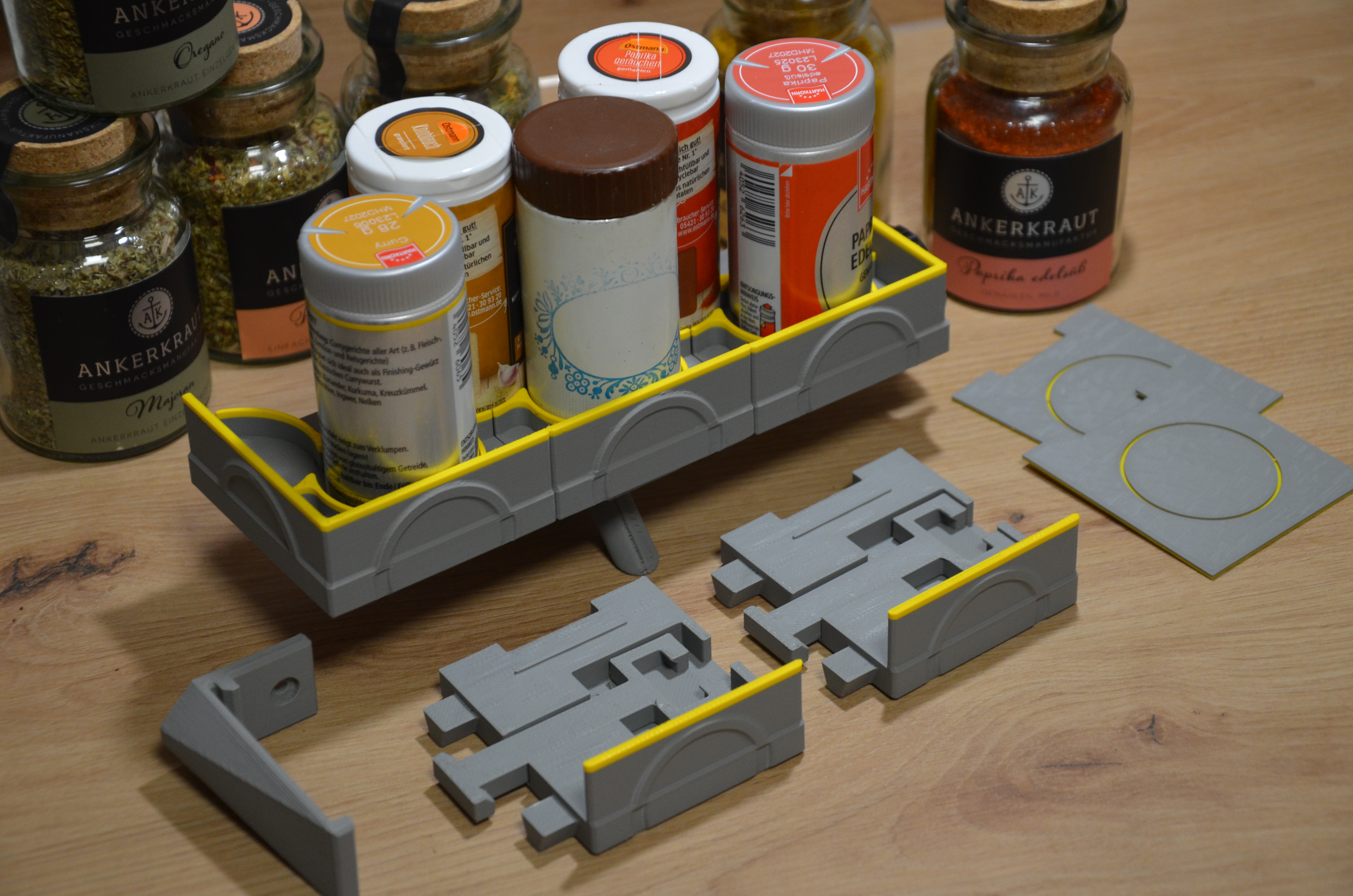 Miniatura 2 do modelo 3D Modular Spice Rack