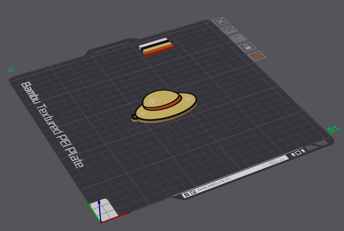 Straw Hat Keytag — thumbnail 2