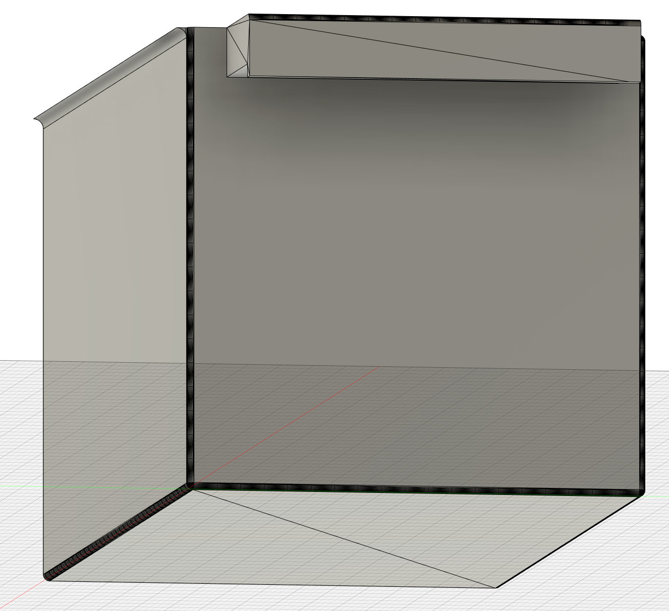 Tray for tables with edges little bit rounded