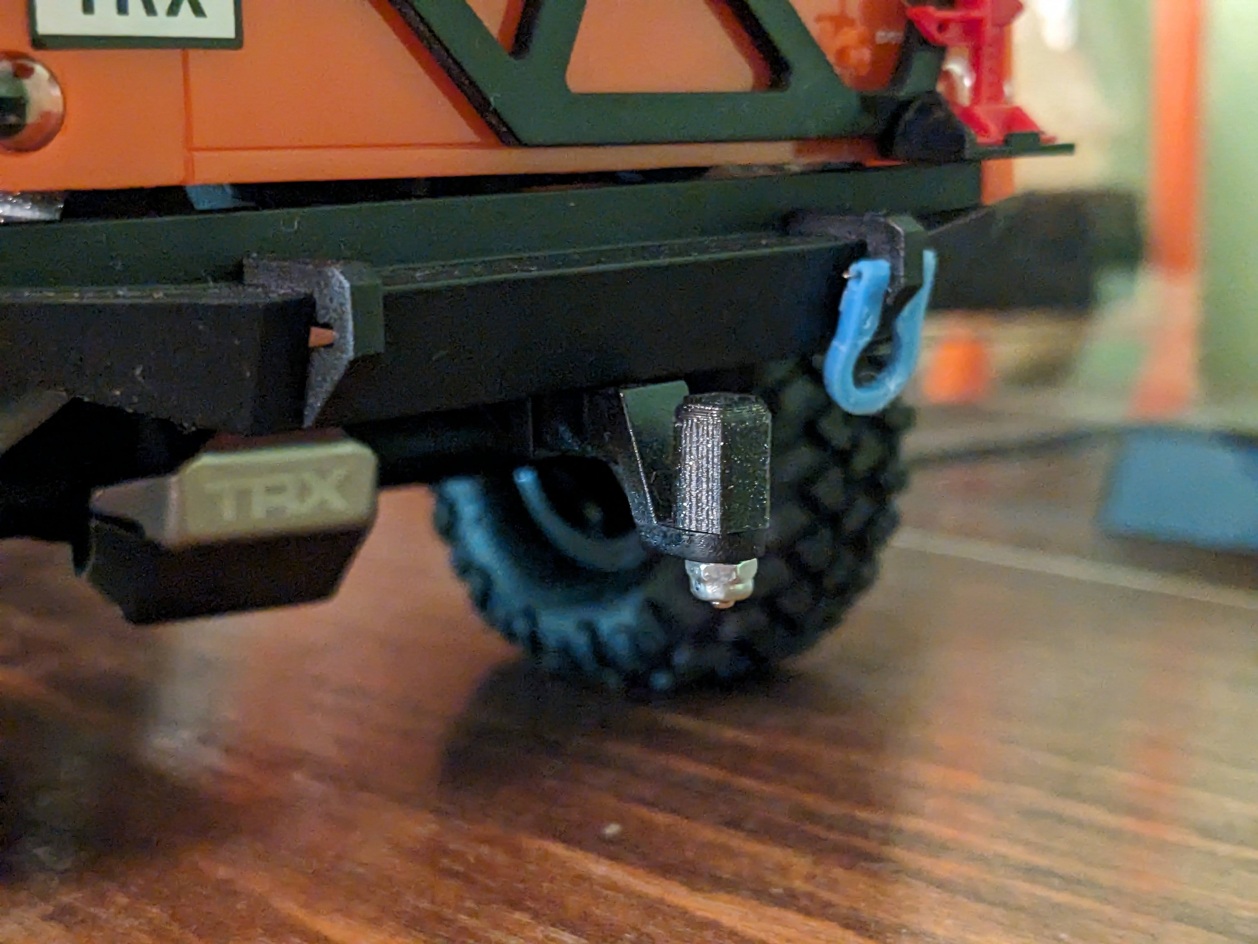 TRX4M trailer hitch cover by paulW Download free STL model