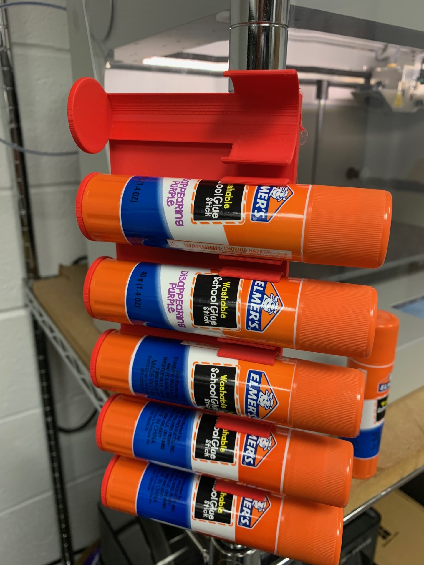 Glue Stick Holder 6X by Peter Davis Download free STL model