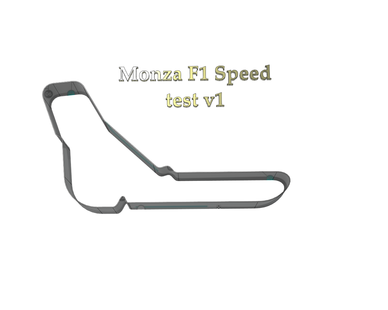 Monza Race Track Speed Test