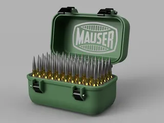 わにさん BOX オーダー 6,5x55 Mauser ammo box by Tomson Design | Download free STL