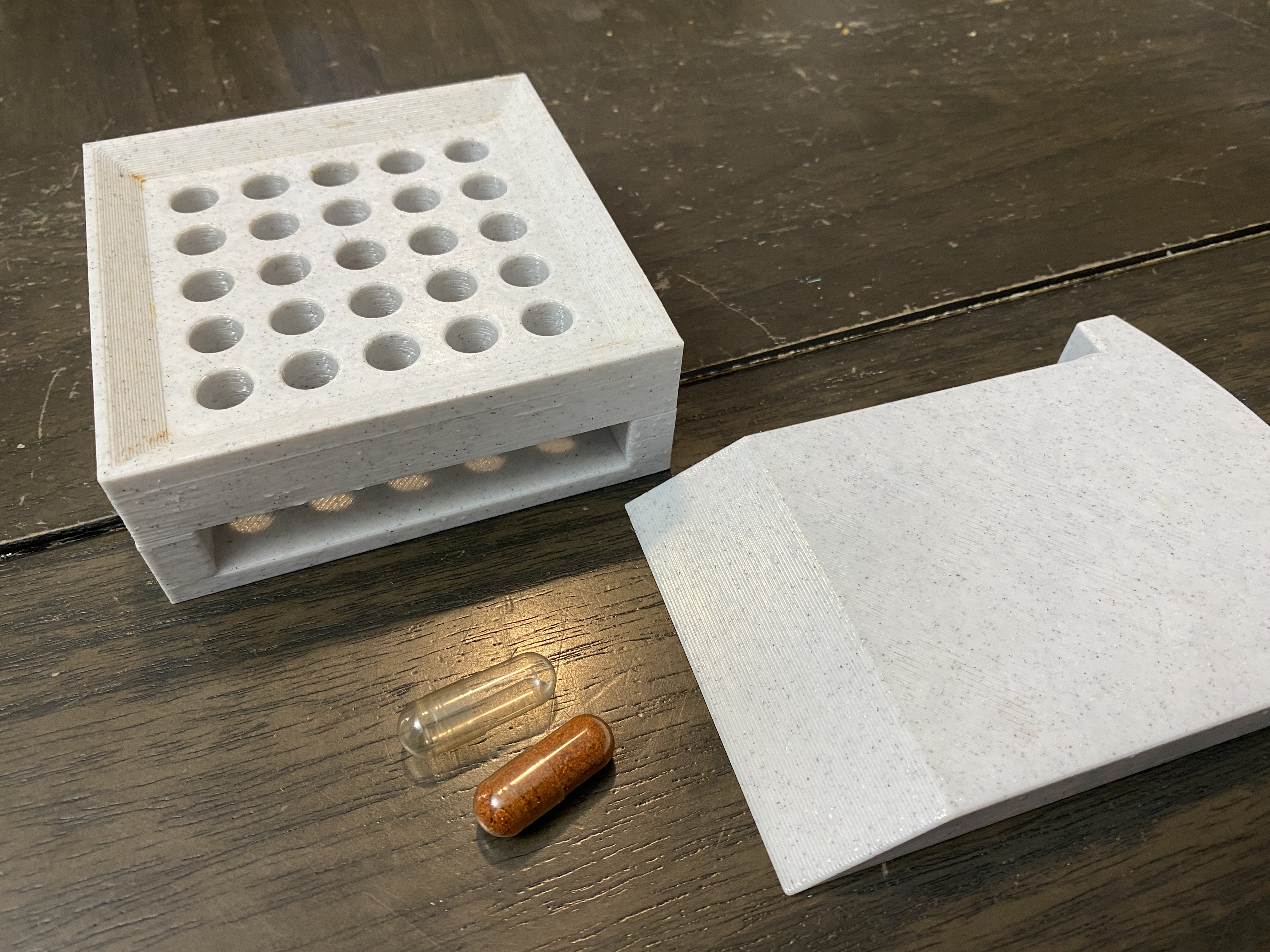 Pill Capsule Filling Tray