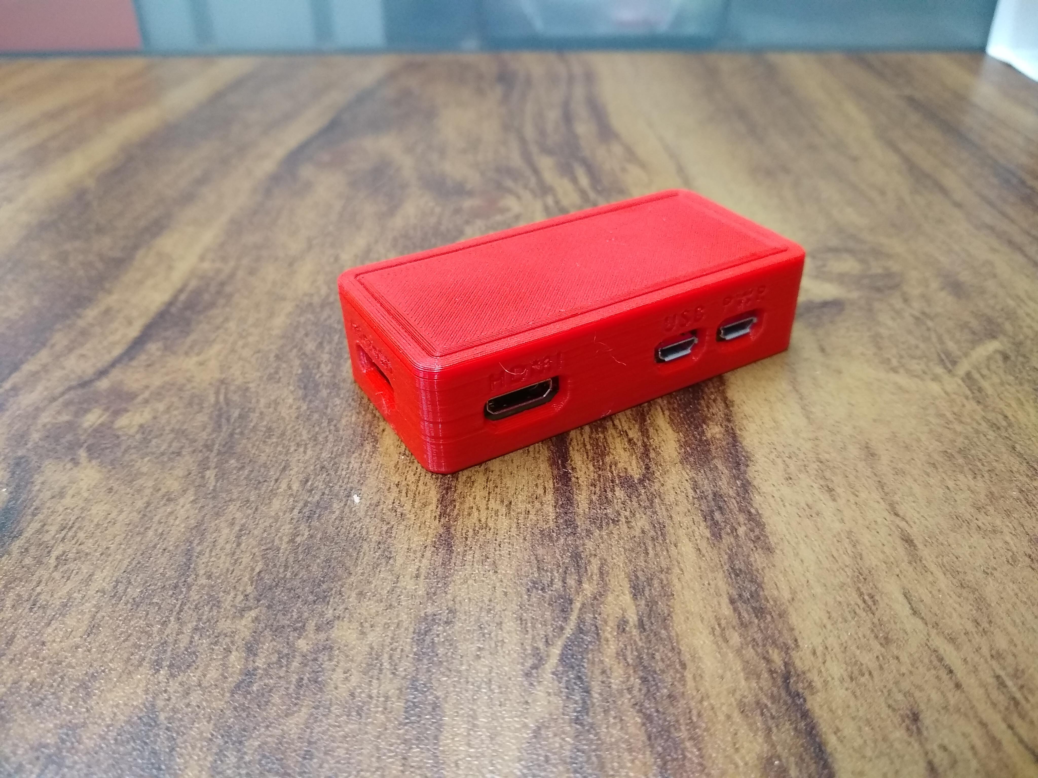 Raspberry Pi Zero W Enclosure By Schneppendahl Download Free Stl Model 