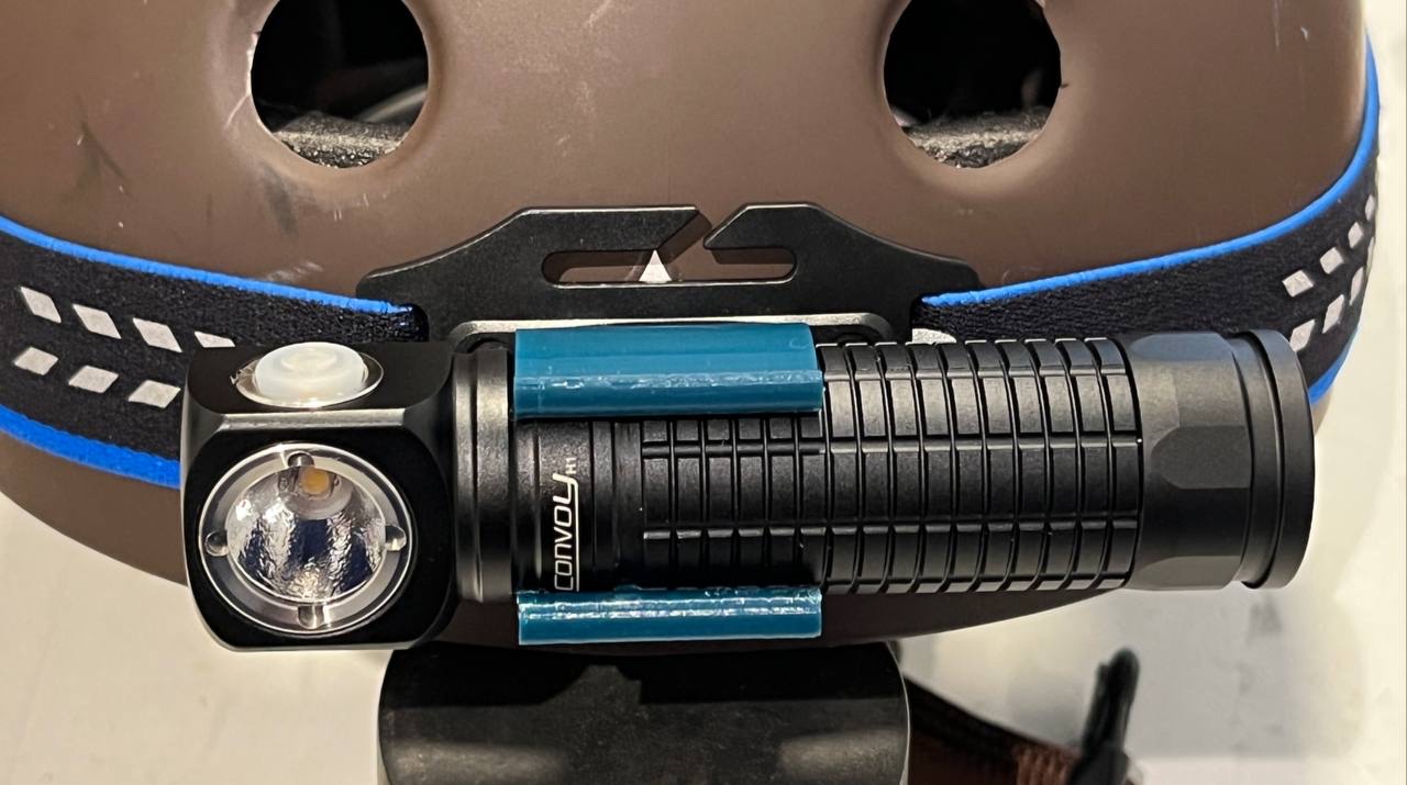 Skilhunt HB3 Headband Mount for Convoy H1 Right Angle Flashlight by ...