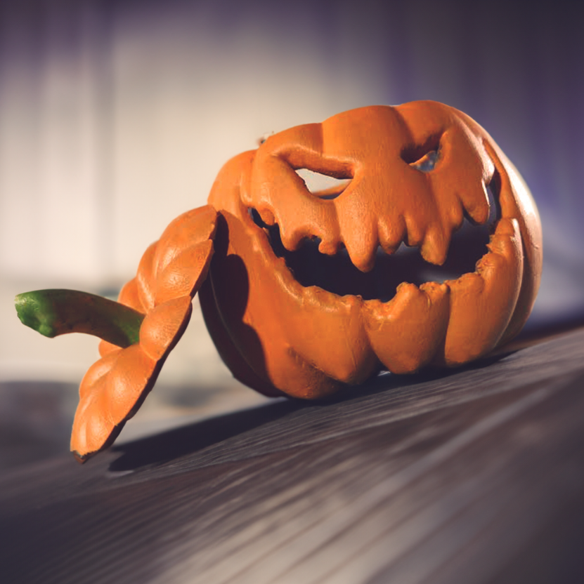 A perfect and easy pumpkin to start the Halloween season!