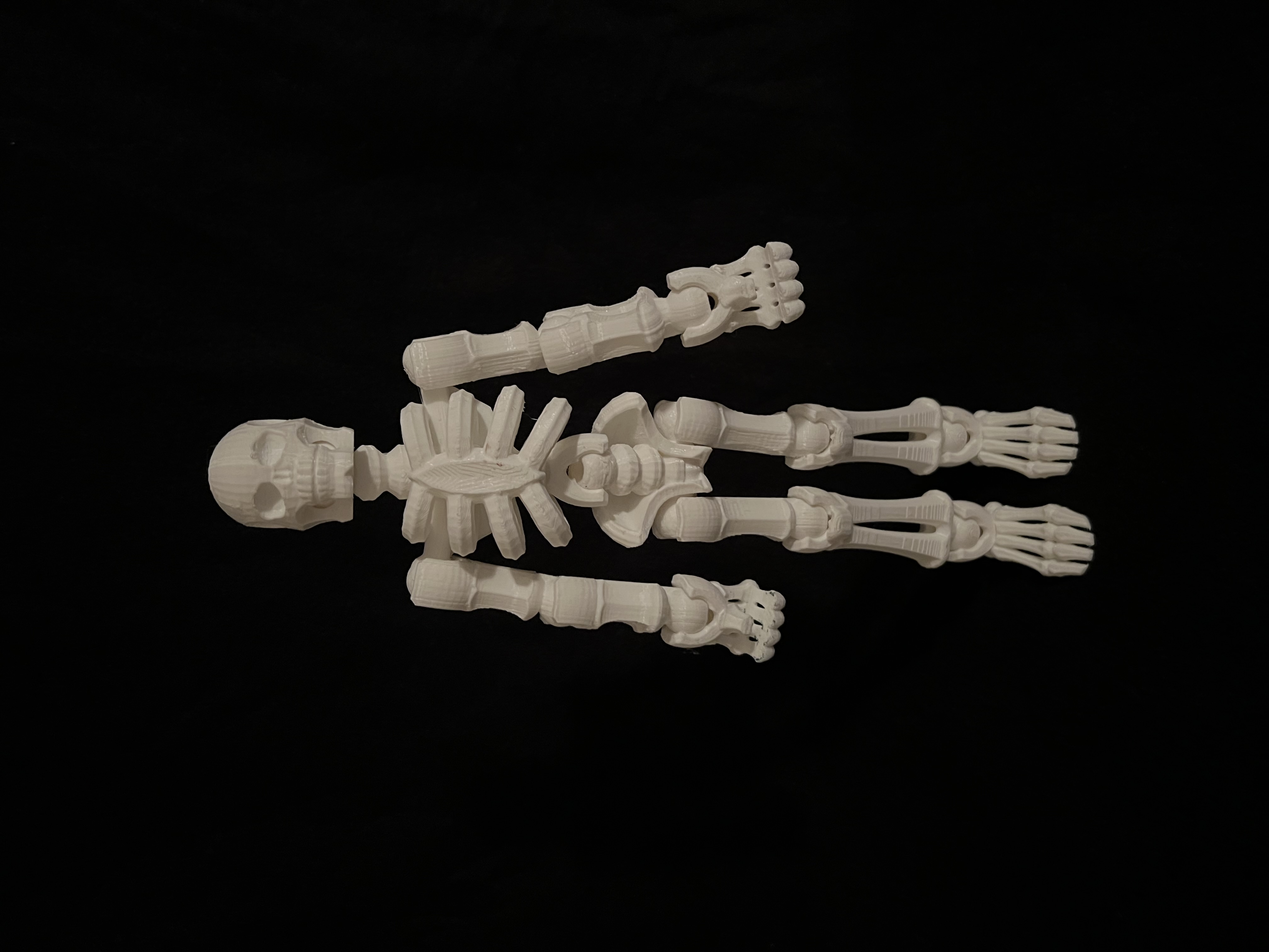 movable skeleton decoration by Hoani3D | Download free STL model ...