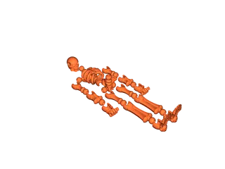 movable skeleton decoration by Hoani3D | Download free STL model ...