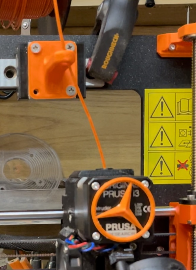 Filament Guide Rail Linear rail filament guide Prototype test 20mm rail. Now with rail ...