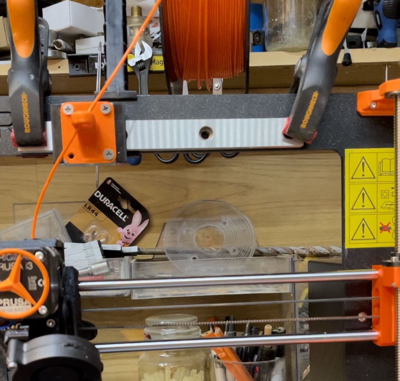 Filament Guide Rail Linear rail filament guide Prototype test 20mm rail. Now with rail ...