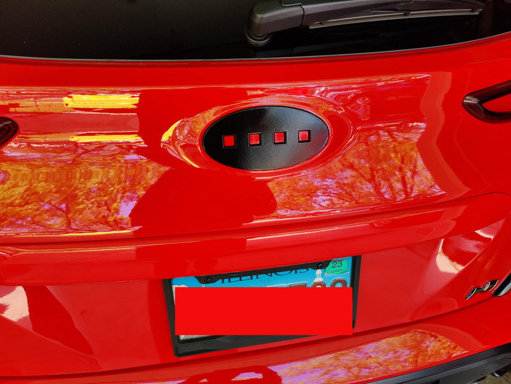 Hyundai Kona N Rear Logo Morse Code by Nathan | Download free STL model ...