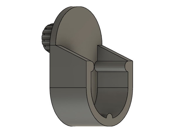 2pz x Reggitubo Reggi Tubo Supporto Asta Per Armadio Guardaroba Ricambio  19-22mm