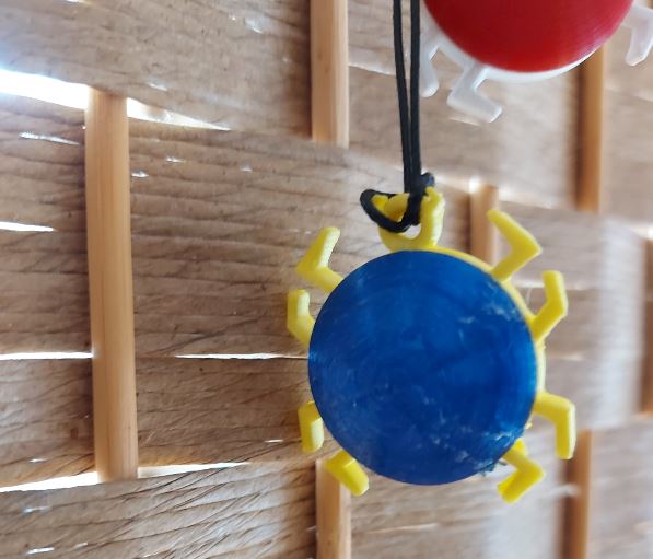 Beatle Keychain with Interchangable Backs :)