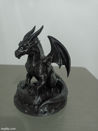 Majestic Cliffside Dragon – RPG Miniature & Display Model