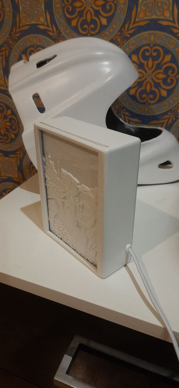 Lithophane night light frame by INT Craft | Download free STL model ...