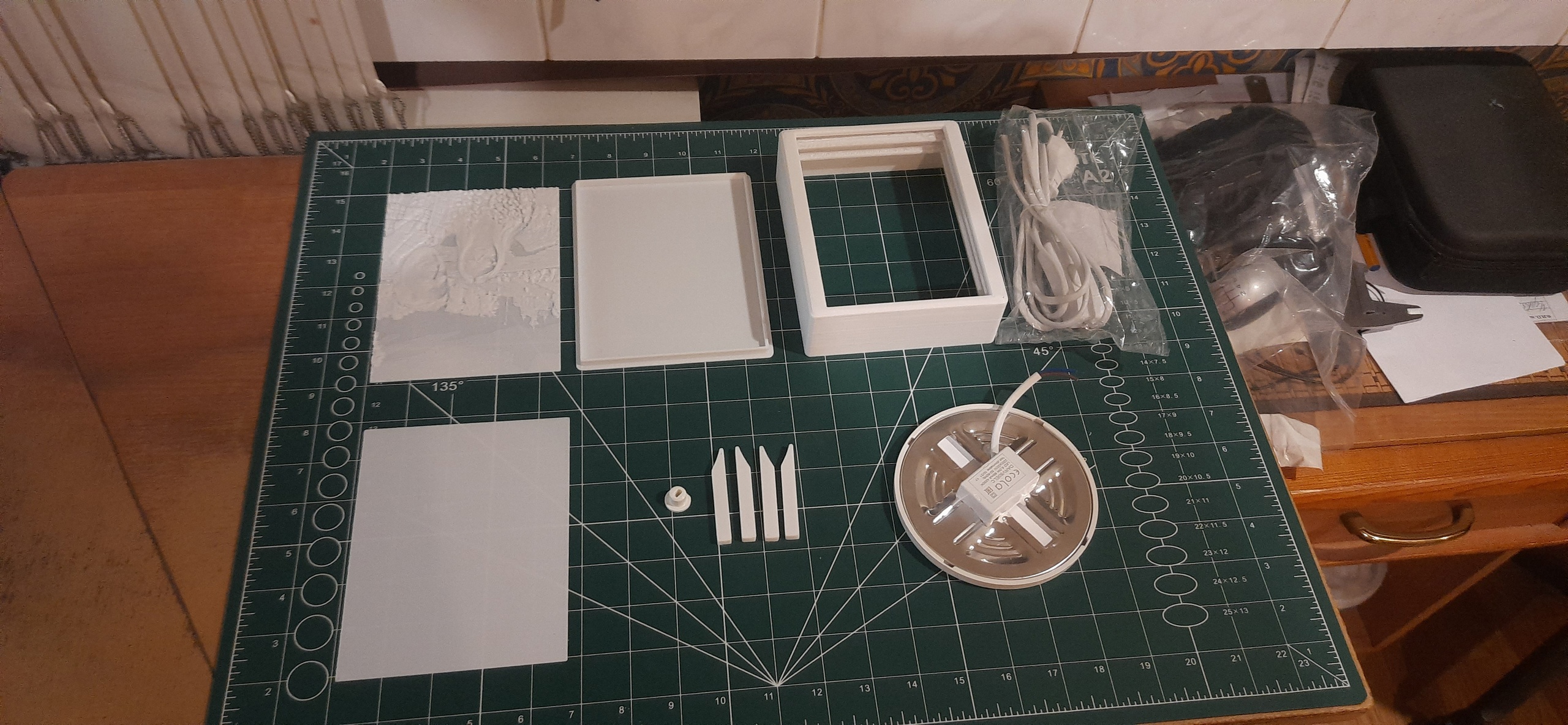 Lithophane night light frame by INT Craft | Download free STL model ...