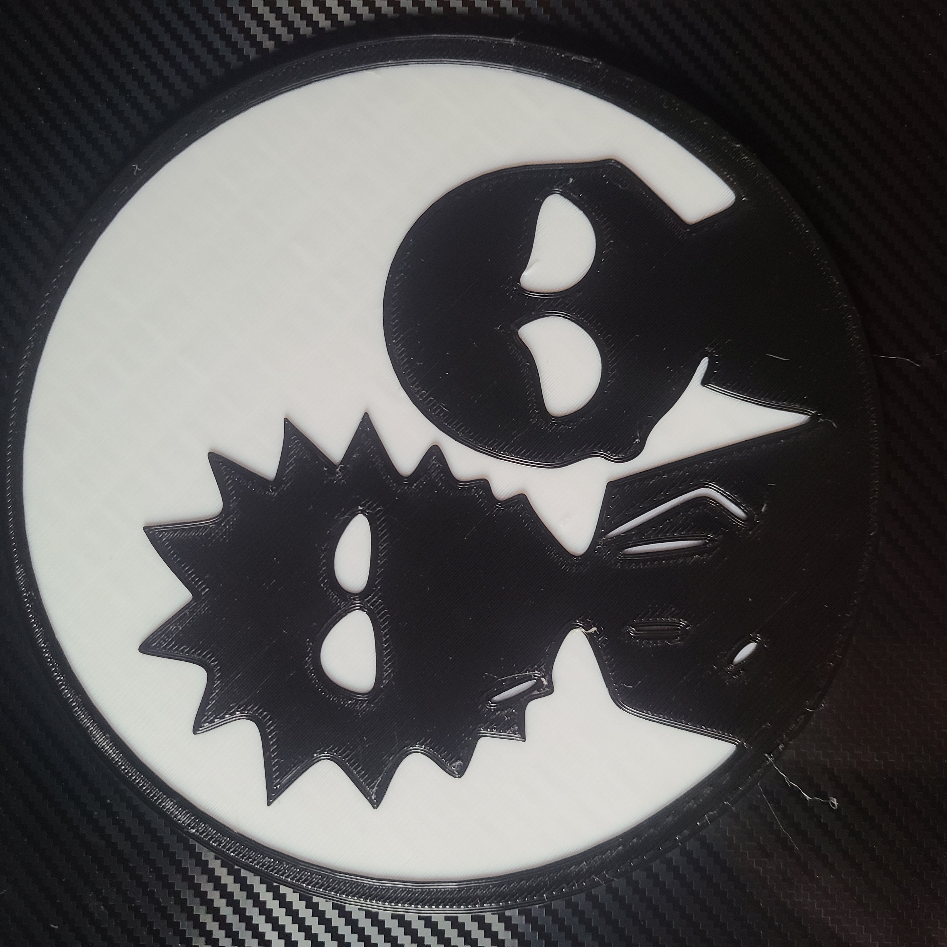 Rick and Morty silhouette