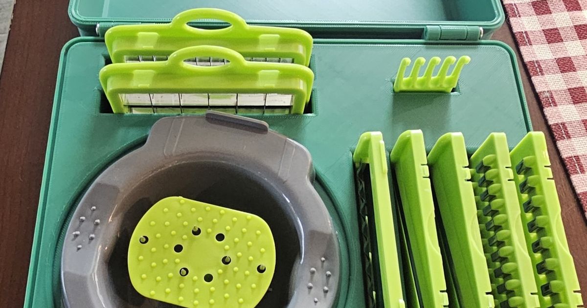 Veg Chopper Blade Storage Box by Lee David | Download free STL model ...