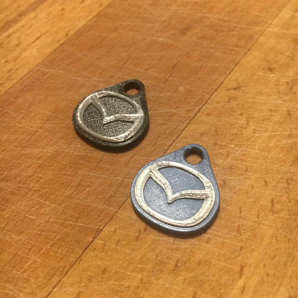 Mazda 3D Logo Keychain by yoyothechicken
