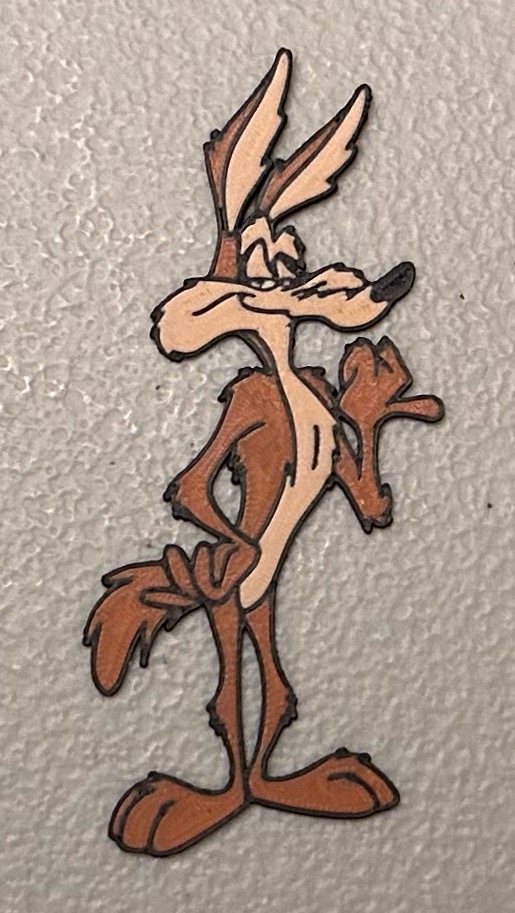 Multicolor Wile E. Coyote Magnet by wotfan69 | Download free STL model ...