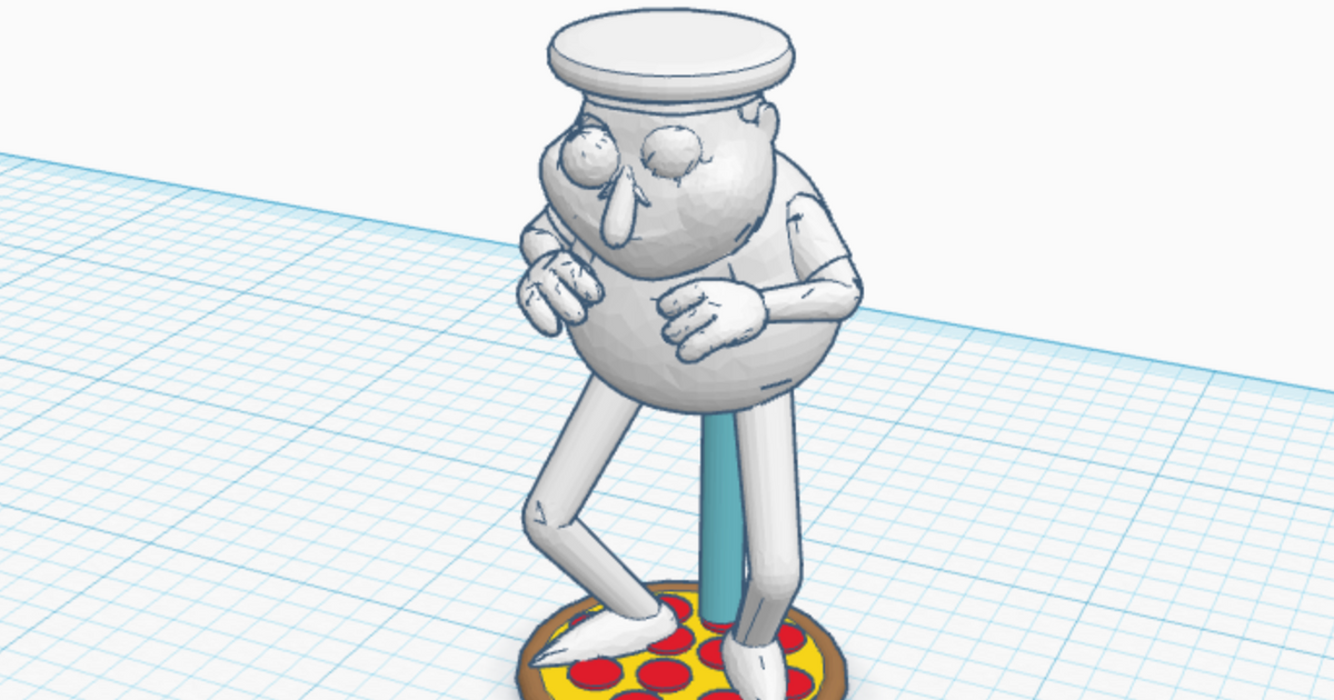Fake Peppino Figurine (Pizza Tower) by Roger Poe V, Download free STL  model