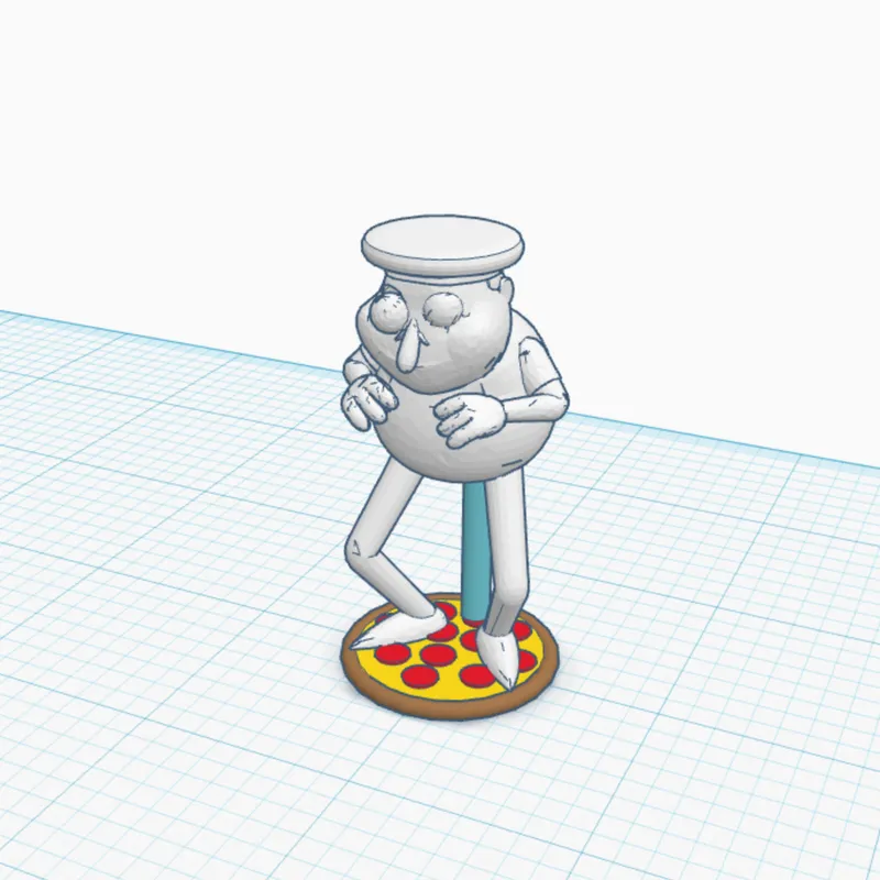 Fake Peppino Figurine (Pizza Tower) by Roger Poe V, Download free STL  model