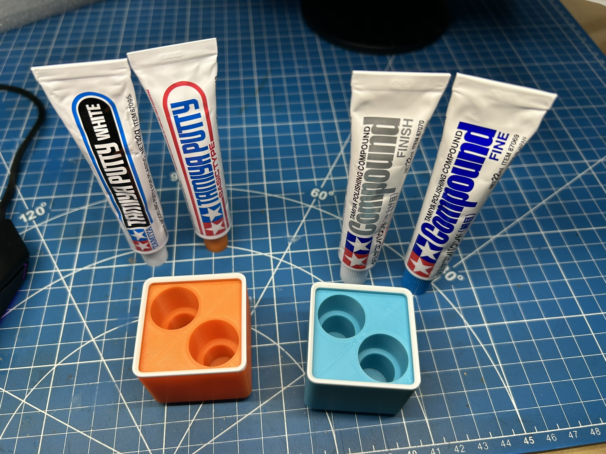 Tamiya Putty and Compound Gridfinity Holder